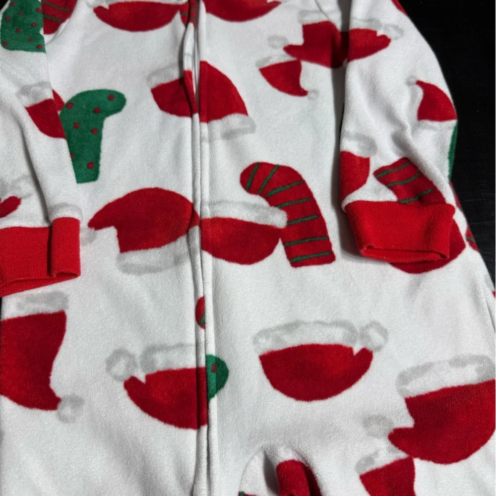 Carter's | Holiday Fleece Footie Pajamas | 2T